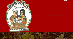 Desktop Screenshot of deromaspizza.com